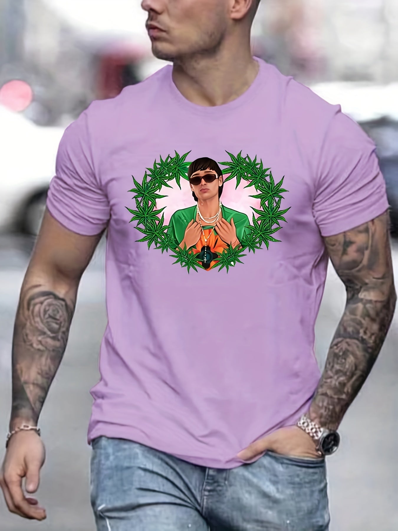 Men's Lightweight Graphic T-Shirt for Summer Fun