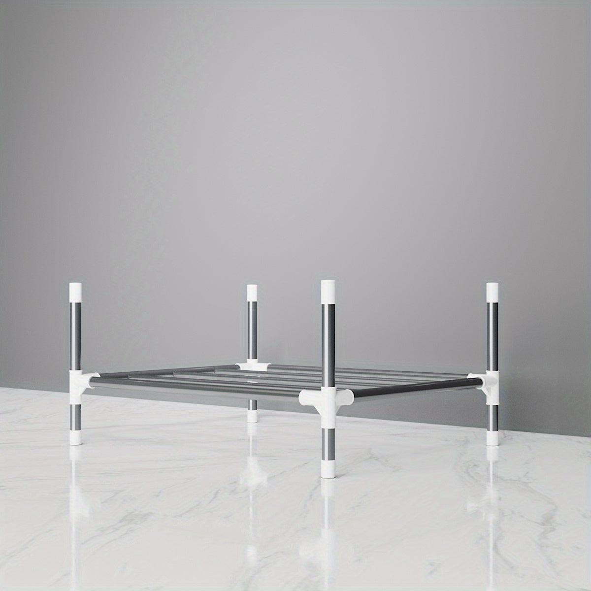 Multifunctional Metal Storage Shelf for Floor Cooker and Tableware