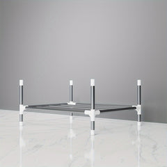 Multifunctional Metal Storage Shelf for Floor Cooker and Tableware