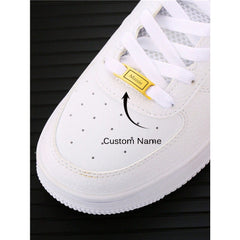Personalized Name Shoe Buckles with Initials Engraving
