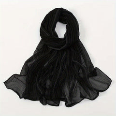 Thin Breathable Gauze Hijab Solid Shawl for Women