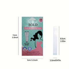 50 Pcs Clear Anti-slip Stickers Adhesive Neck Shirt Women's Lingerie Accessories
