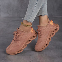 Blade Type Solid Running Shoes - Shock Absorption & Non Slip Sneakers