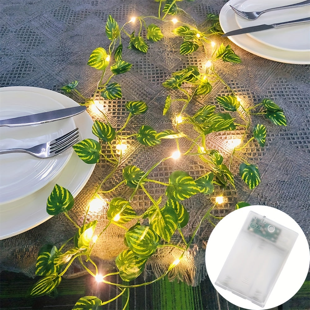 Watermelon Leaves LED String Lights Artificial Plants