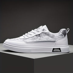 Men's Lace-up Front Skate Shoes Outdoor Casual Sneakers