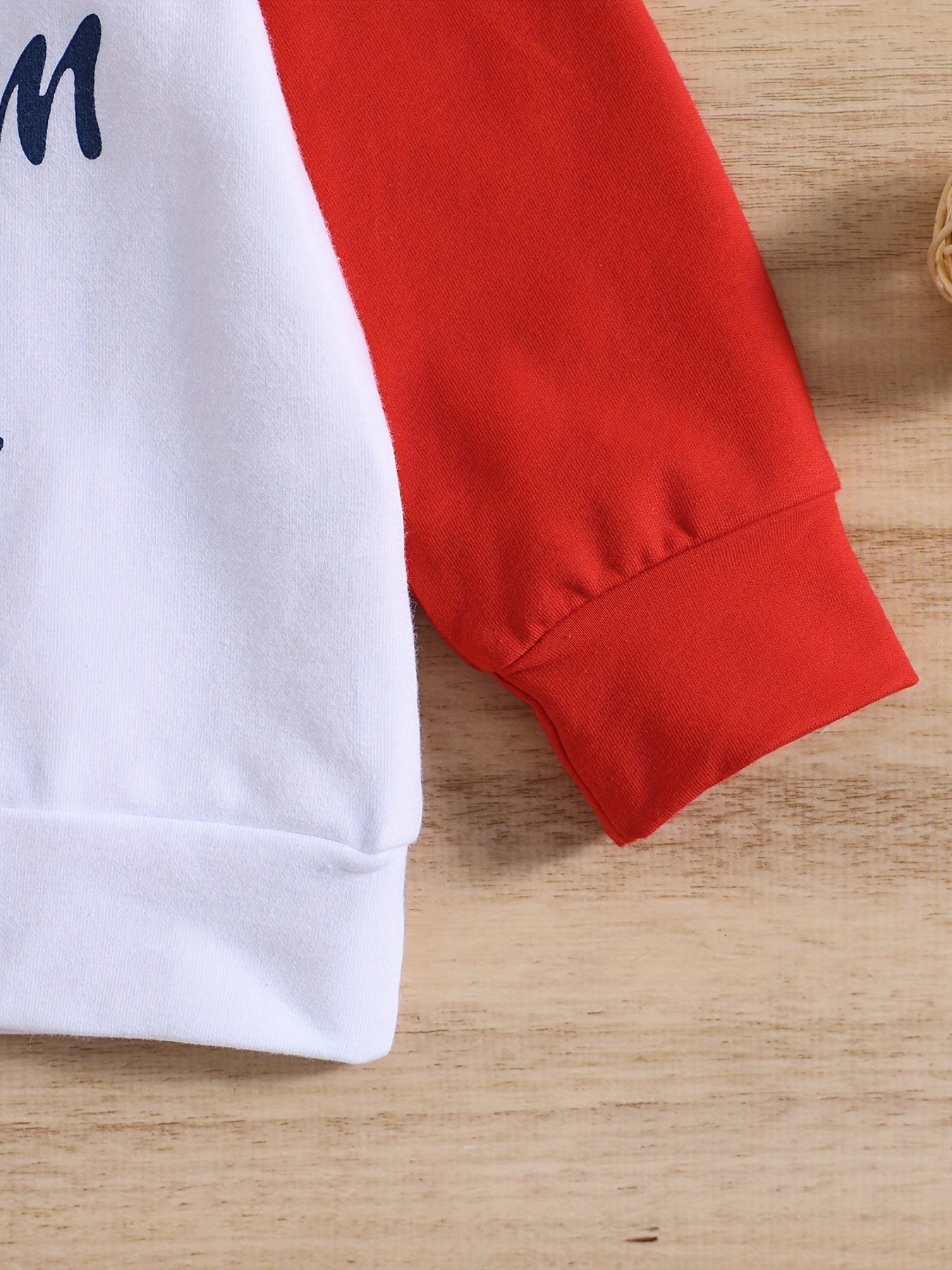 Kids Sweatshirt Long Sleeve Round Neck Letter Print Pullover Top