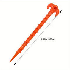 4 Pack Heavy Duty Tent Stakes Canopy Anchor Beach Tent Screws