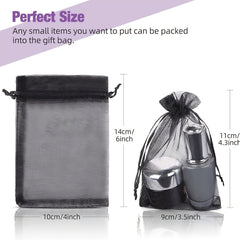 30pcs 10x15 cm Organza Bags With Drawstring Jewelry Pouches