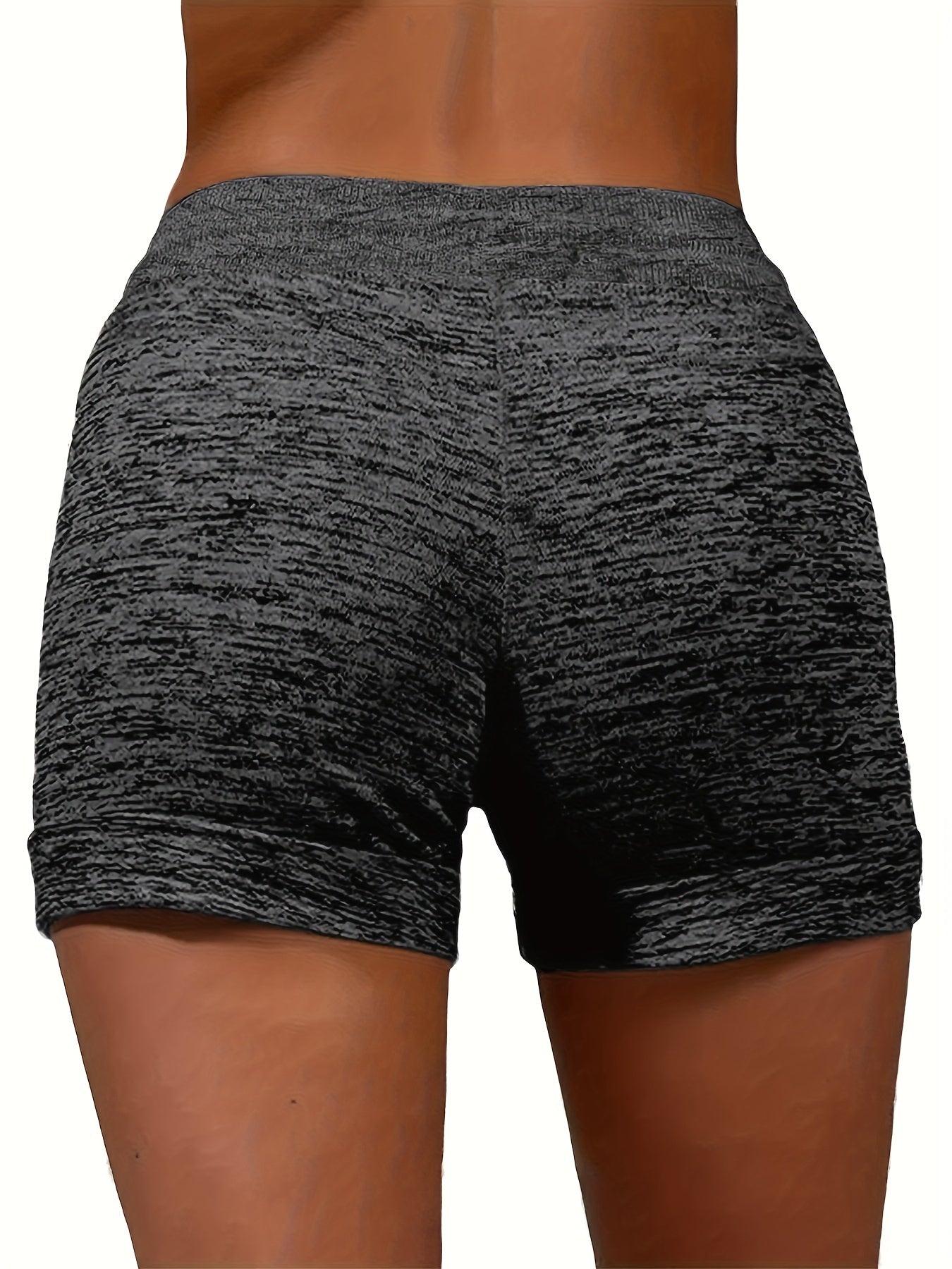 Coconut Tree & Letter Print Drawstring Shorts Casual Shorts
