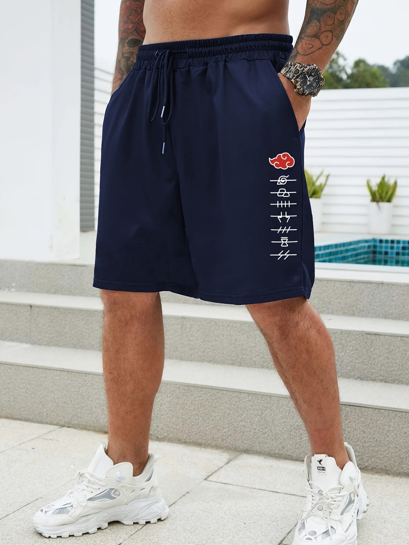 Men's Casual Drawstring Sports Shorts for Summer