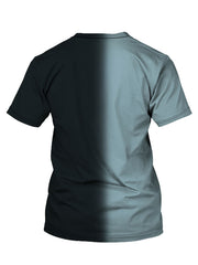 Men's Vintage Knight Pattern Sports T shirt Casual Tee Shirt For Summer
