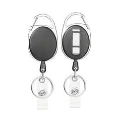 3pcs Fly Fishing Retractors with 360 Degree Rotation Buckle