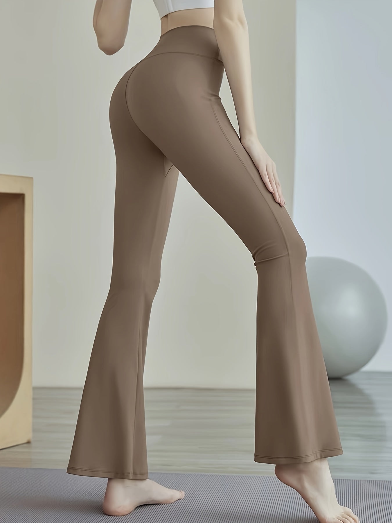 Flare Yoga Leggings High Waist Stretch Sports Pants Women's Activewear