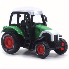 1pc 1:55 Alloy Farmer Car Model Tractor Decoration Toy