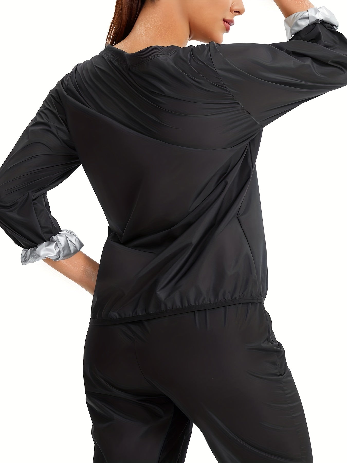Women's Sweat Sauna Long Sleeve Jacket - Workout Activewear