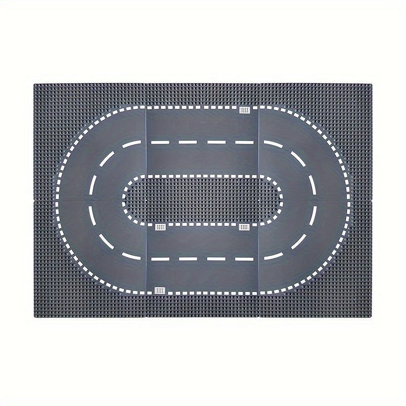 Kids Small Granule Highway Building Block Base Toy City Street Road