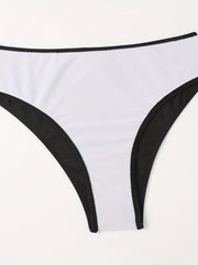 Modest Swimsuit Set Women's Plus Tropical Print Tank & Panty 2pcs Swim