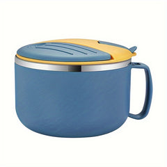 1300ml Portable Bowl With Handle for Camping Picnic