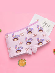 4pcs Girls Unicorn Print Panties Soft Comfortable Underwear