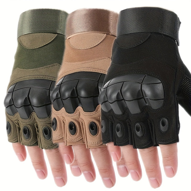 Tactical Half Finger Gloves for Outdoor Air Gun Climbing Combat