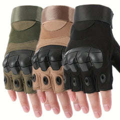 Tactical Half Finger Gloves for Outdoor Air Gun Climbing Combat