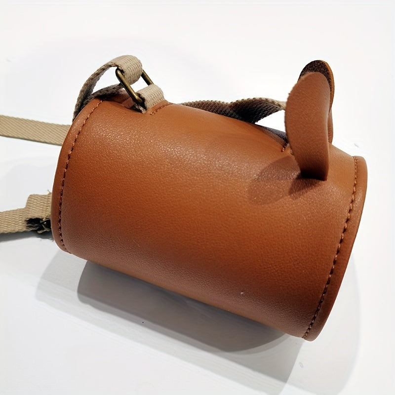 Rabbit Ears Round Bucket Crossbody Bag Coin Purse Wallet