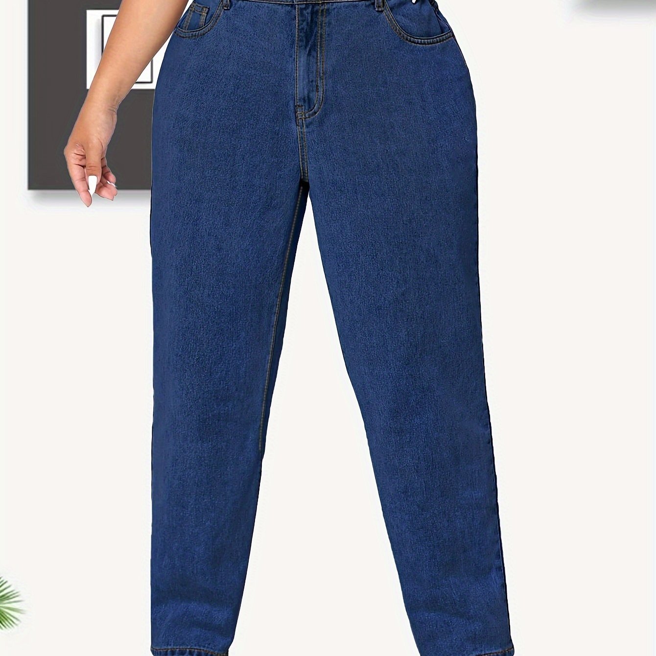 Loose Fit Tapered Leg Jeans