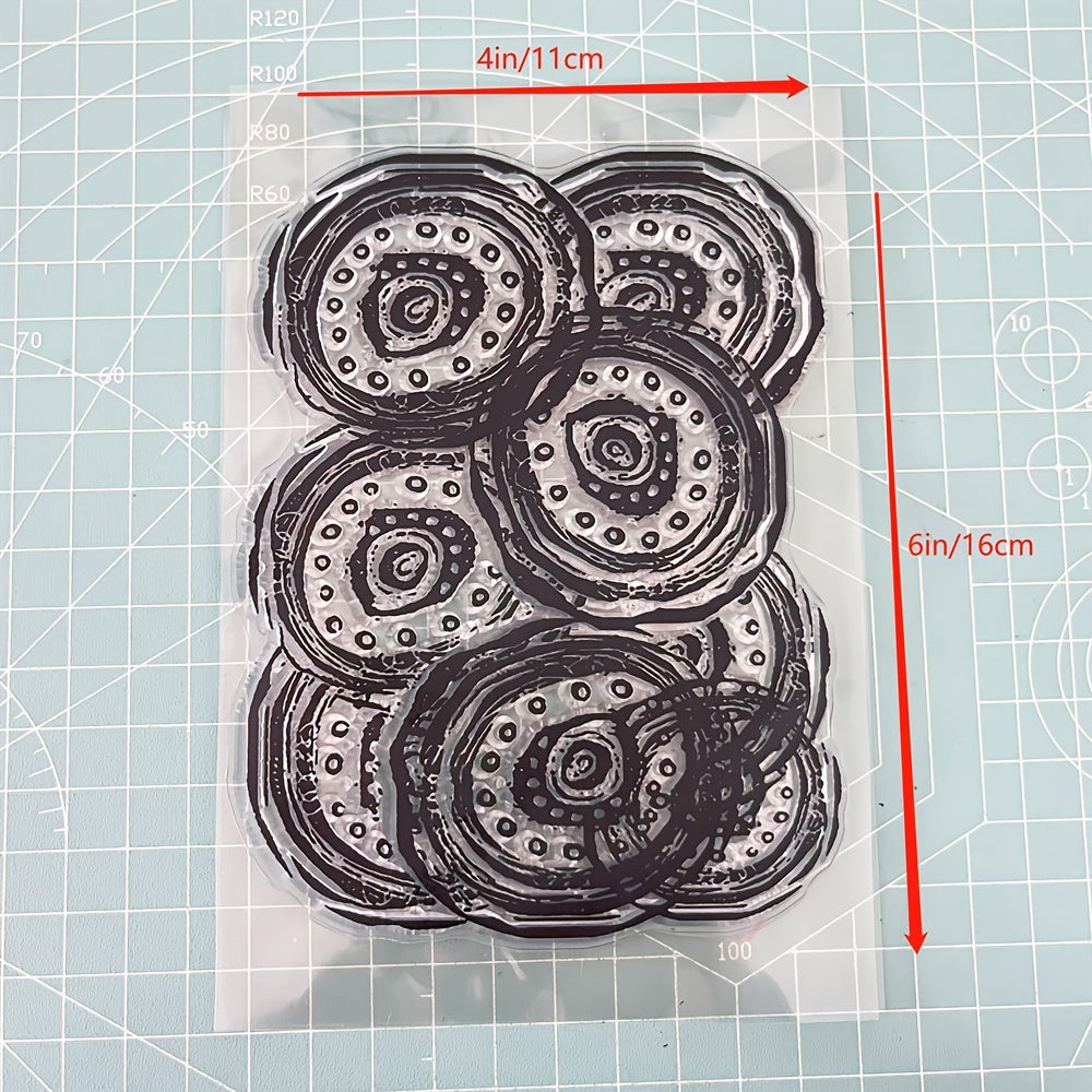 1pc 10 16x15 Transp. Silicone Stamp For Notebook Decoration Hand Account