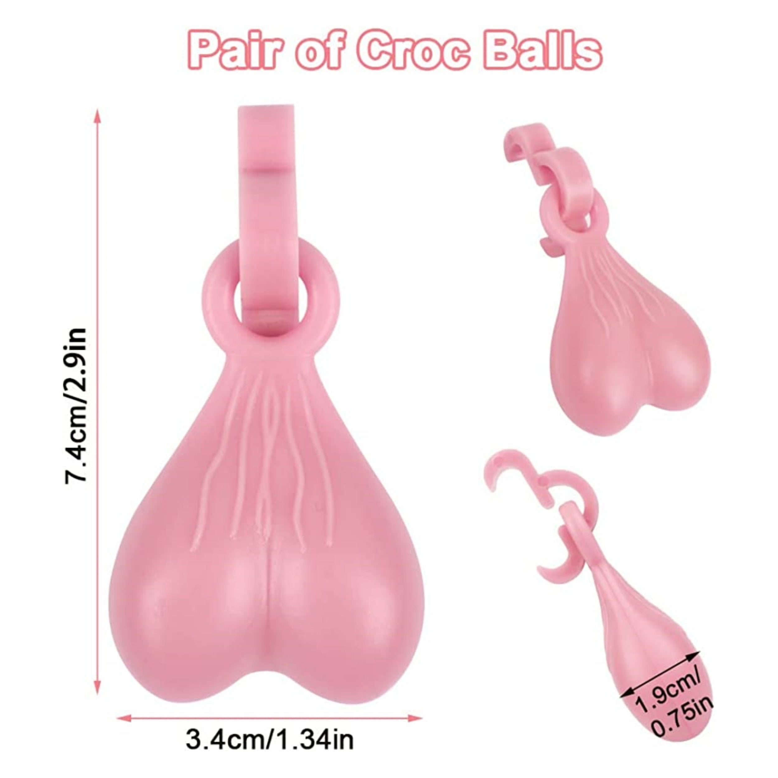 2pcs Shoe Charm For Croc Charm Balls For Crocs Shoe Decoration Charms Balls