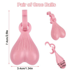2pcs Shoe Charm For Croc Charm Balls For Crocs Shoe Decoration Charms Balls