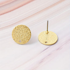 10pcs Geometric Earring Pin Base for DIY Jewelry Making