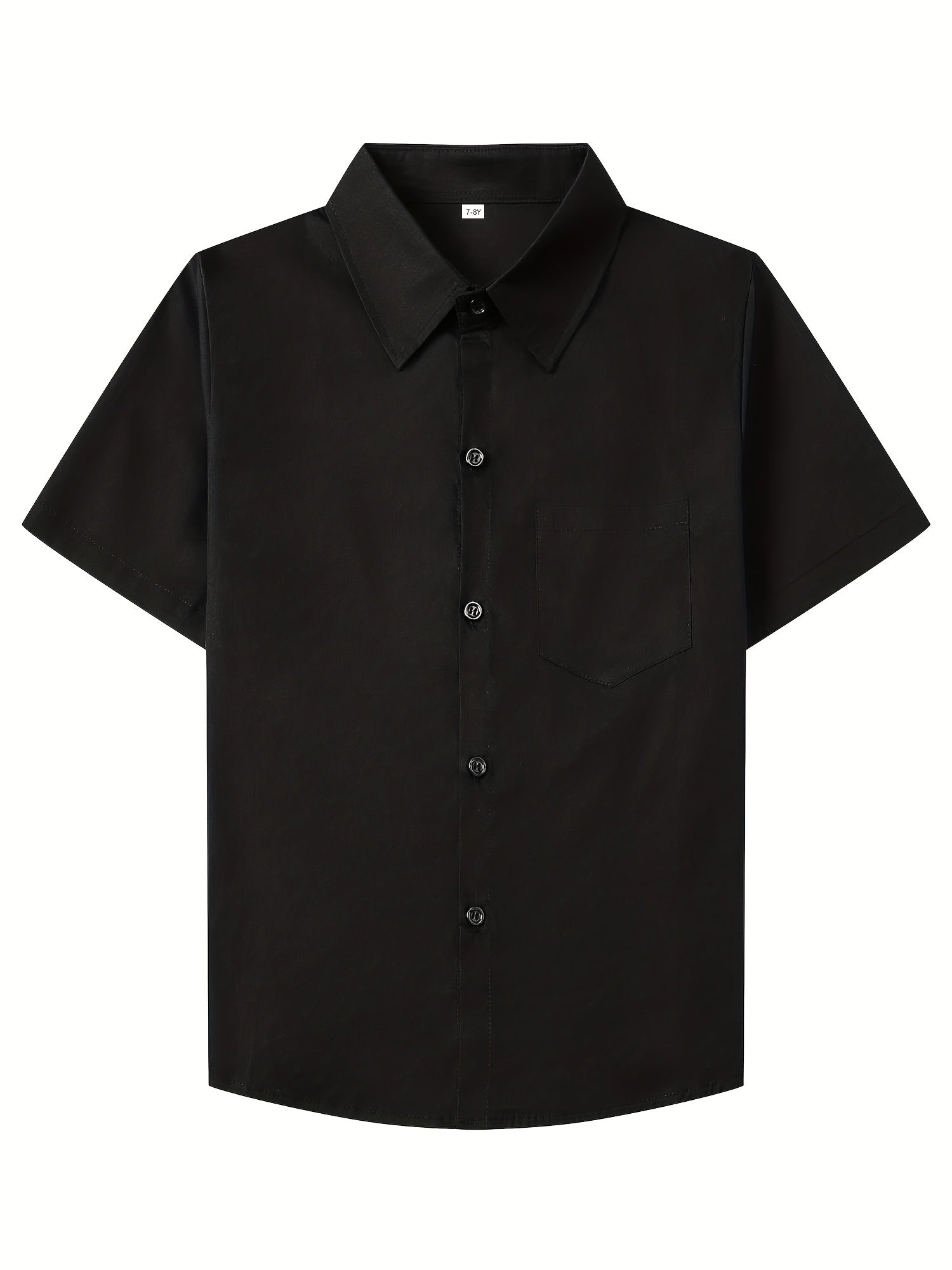 Boys Short Sleeve Button Down Shirt