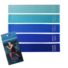 5 Pack Resistance Tapes - Stylish Bands for Workouts