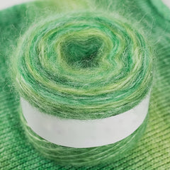 Gradient Mohair Wool for Crocheting & Knitting, Soft & Colorful