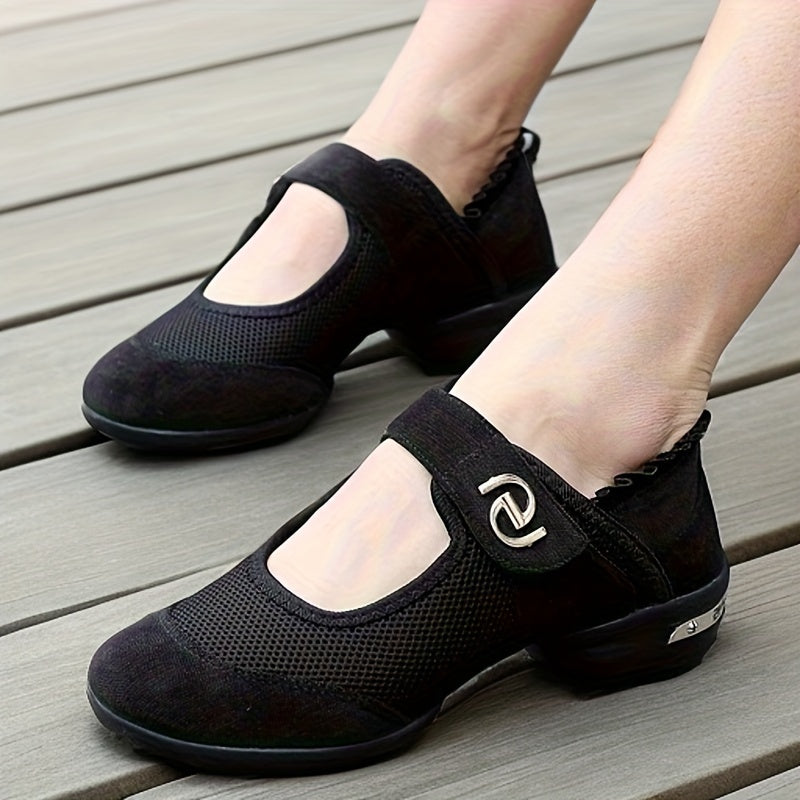 Women's Dance Shoes Rubber Soles Wear Resistant Anti Slip Training Shoes