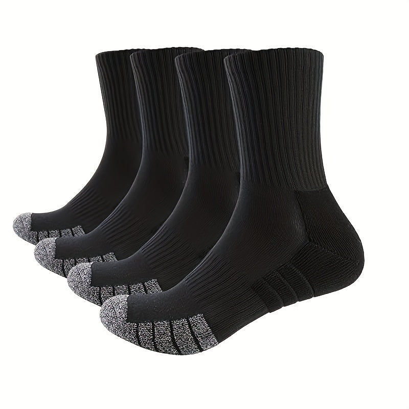 4 Pairs Cotton Socks for Mountaineering & Running