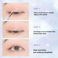 Metallic Shimmer Liquid Eyeshadow Waterproof Highlighting Eyeshadow