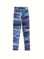 Girls Lightweight Slim Leggings Activewear Pants For Sports Yoga