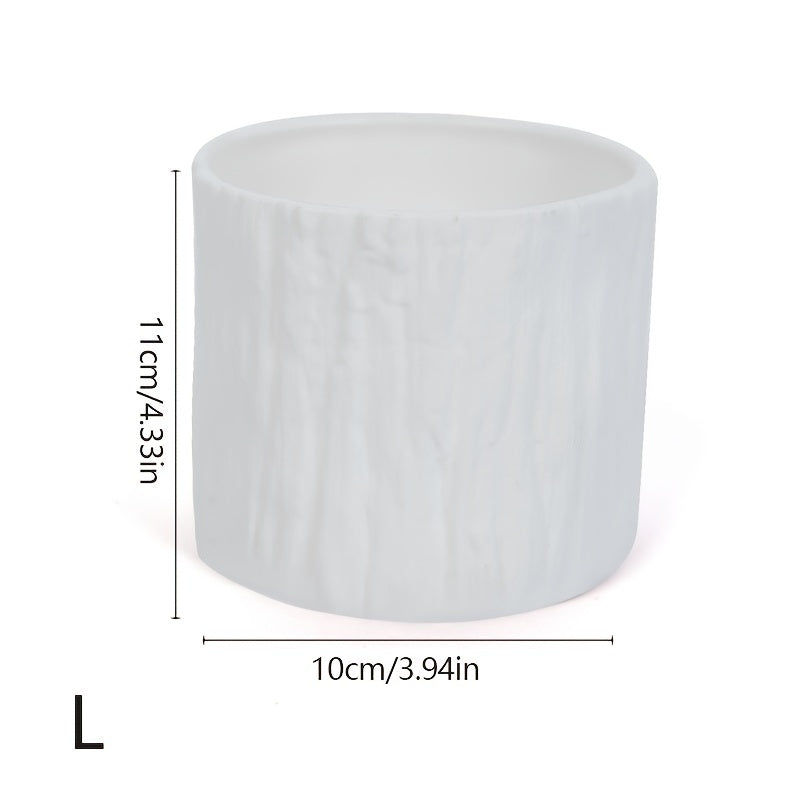 Creative Resin Flowerpot Container - Minimalist Design