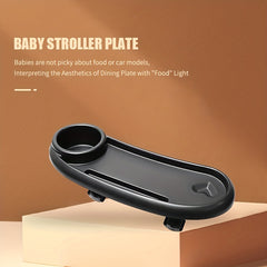 Universal Stroller Dinner Tray Removable Plate Accessory