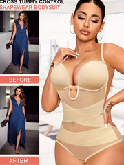 Mesh Shaping Bodysuit Tummy Control Slimming Body Shaper Women's Underwear