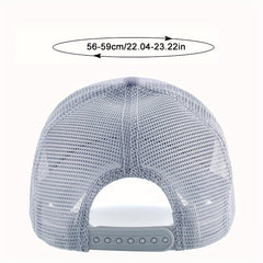 Summer Sunshade Adjustable Baseball Cap with Animal Embroidery