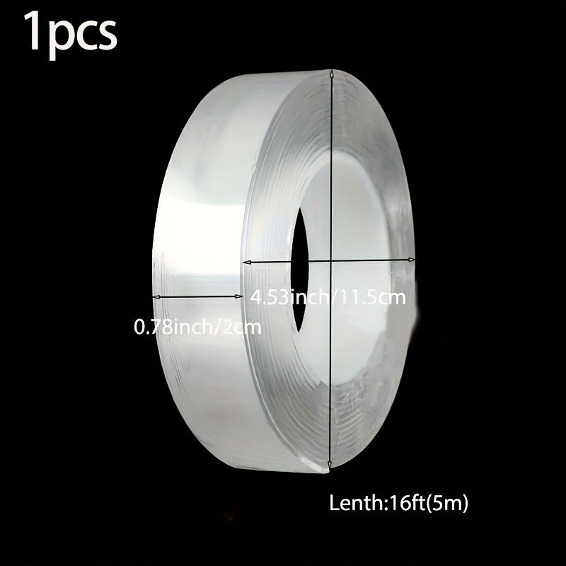 Transparent Reusable Double Sided Tape - Nanotraceless Sticker