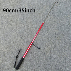 Portable Telescopic Fishing Grip with Rubber Handle Lightweight and Durable