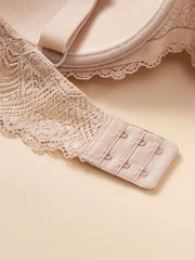 Sexy Bra Solid Lace Molded Cup High Stretch Comfort Bra