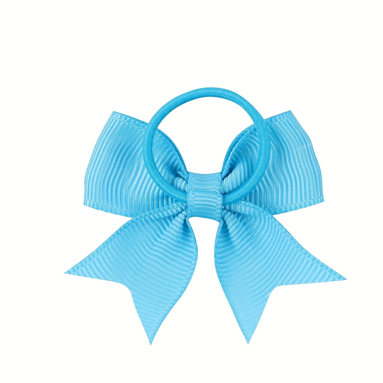 40pcs Children's Bow Leather Hairbands Hair Rings 5.08 cm Bow Bands