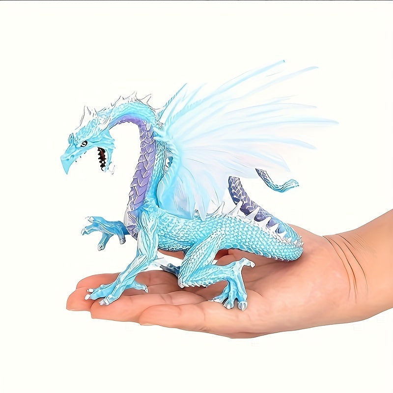 Realistic Dragon Model Plastic Flying Dragon Statue Gift Collection