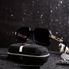 Men's Square Frame Sunglasses UV Protection