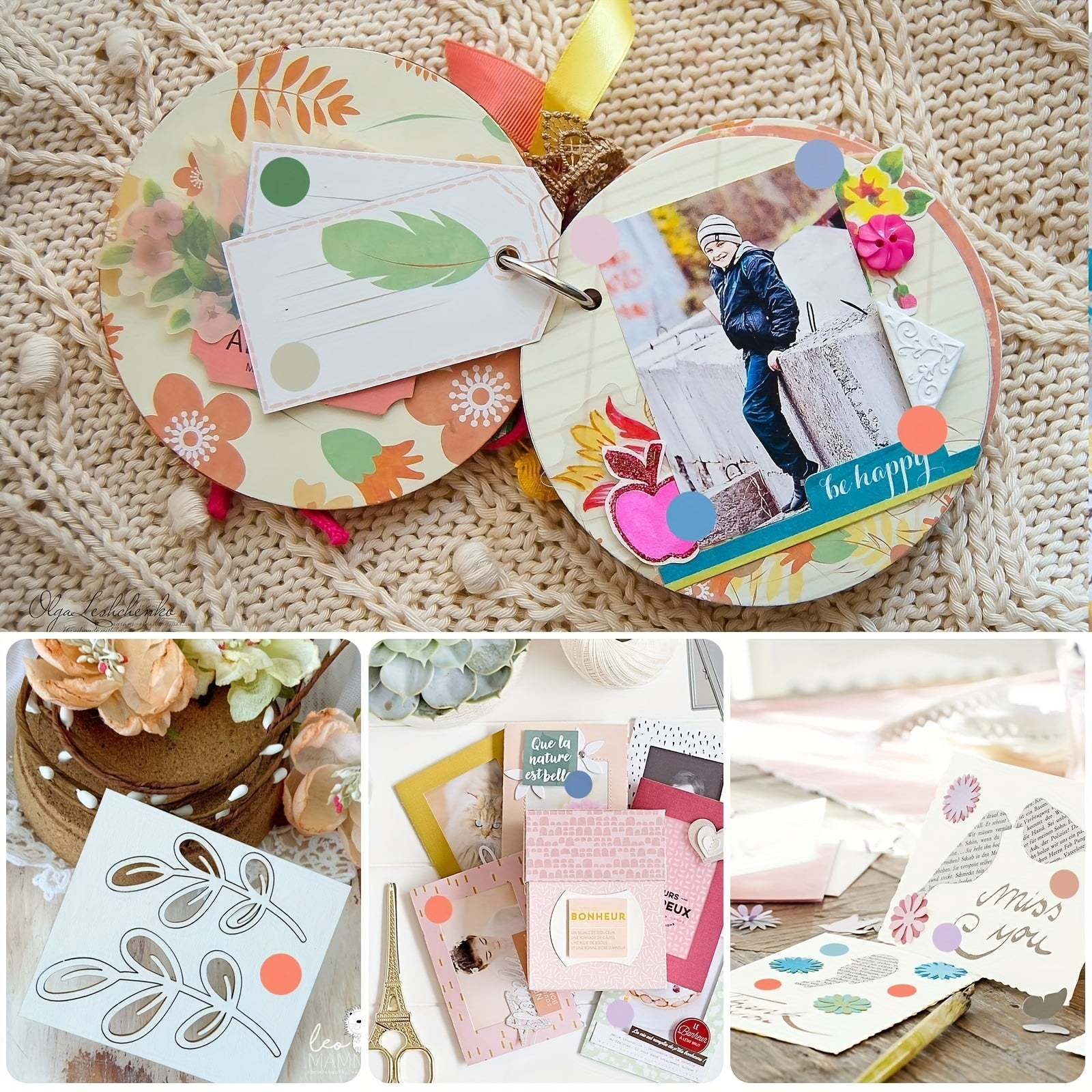 768 PCS Round Dot Stickers 0.8 Inch Coding Labels Morandi Circular Stickers