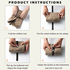 Travel Luggage Space Saver Band Lightweight Clothes Nylon Accessory